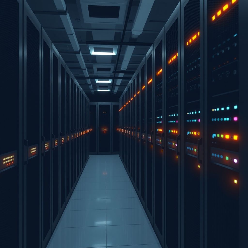 AI-generated illustration: AI rack power swings from 1 MW to 300 kW in milliseconds