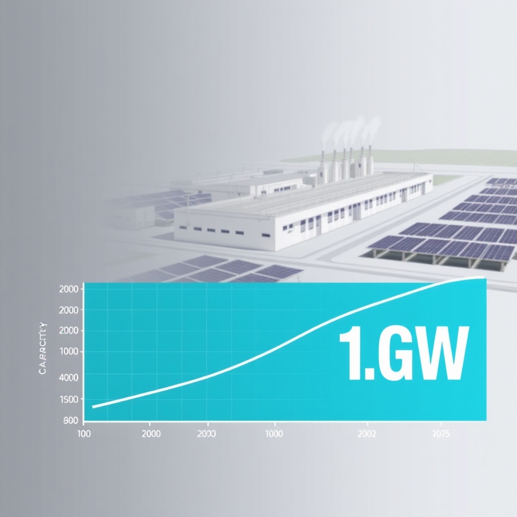AI-generated illustration: Arena targets 1GW solar capacity, flags new local PV manufacturer