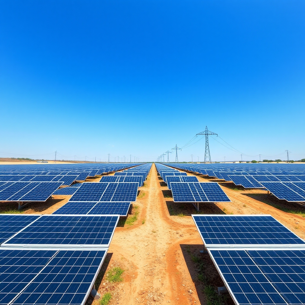 AI-generated illustration: Arevon signs 20-year REC deals for 200 MW Illinois solar project