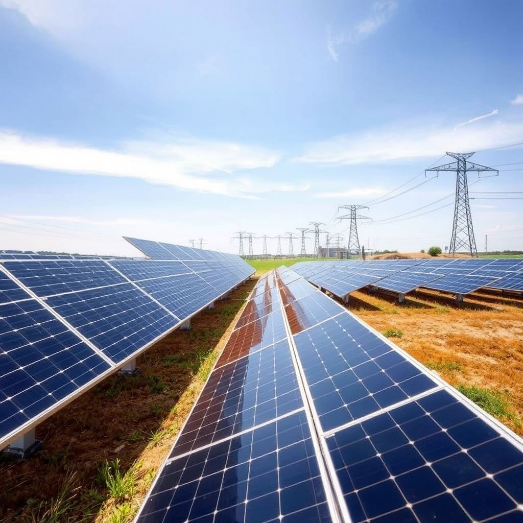 AI-generated illustration: Bihar Leads Eastern India in Feeder-Level Solarisation Under PM-KUSUM
