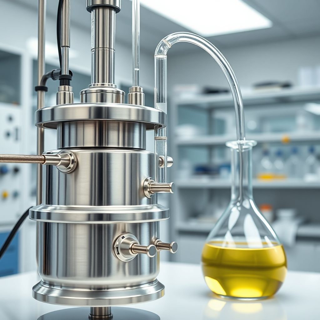 AI-generated illustration: CEA develops nitric-acid-free process recovering 98% of silver from solar waste