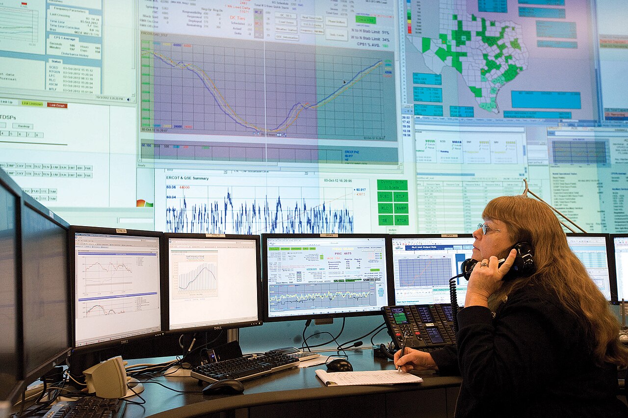 Electric Reliability Council of Texas (ERCOT) control room operator (dispatcher)