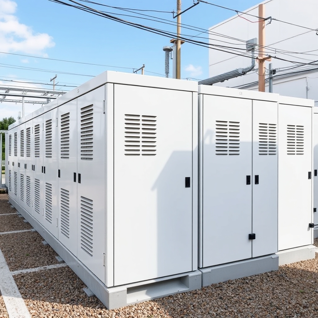 AI-generated illustration: Exide Launches 125 kW Modular Battery for Commercial and Industrial Sites