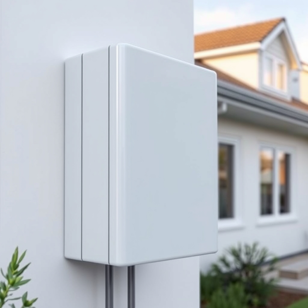 AI-generated illustration: Fox ESS Launches Power Cube With Integrated Winter Heating