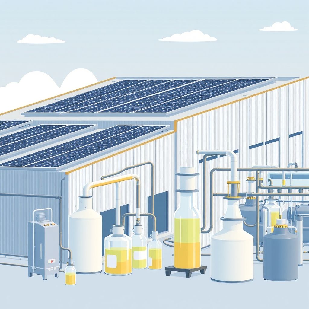 AI-generated illustration: GCL Technology Signs MOU to Acquire Sichuan LFP Cathode Maker