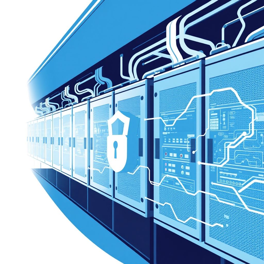 AI-generated illustration: Germany advises removing direct internet access from renewable plant controls