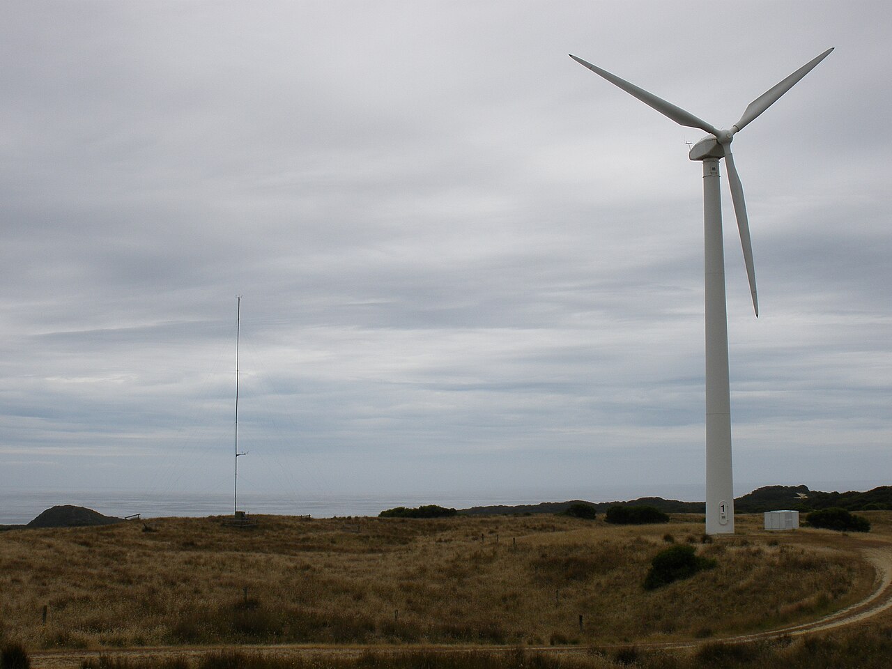 Huxley Hill Wind Farm outside Currie