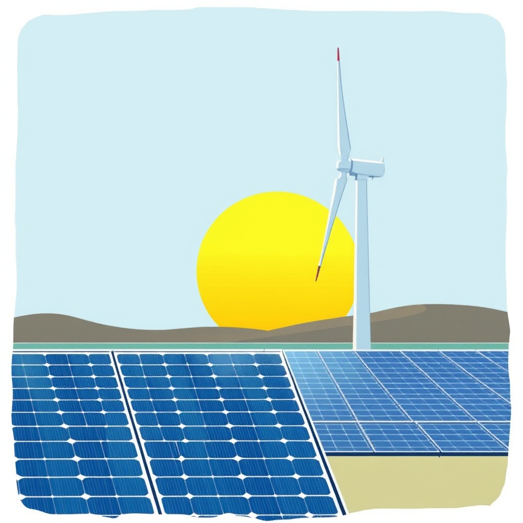 AI-generated illustration: IEEFA: Odisha Needs ₹1.1 Lakh Crore for Renewables, Storage, Grid Upgrades