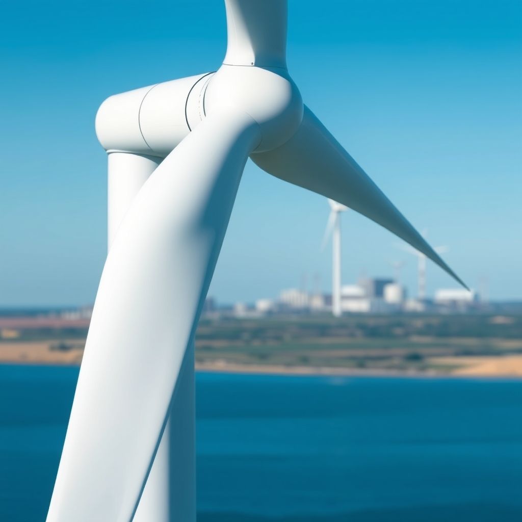 AI-generated illustration: JM Financial downgrades Suzlon to Add, cuts target price