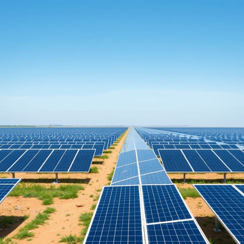 AI-generated illustration: LGI buys distressed Queensland solar farms for $22 million