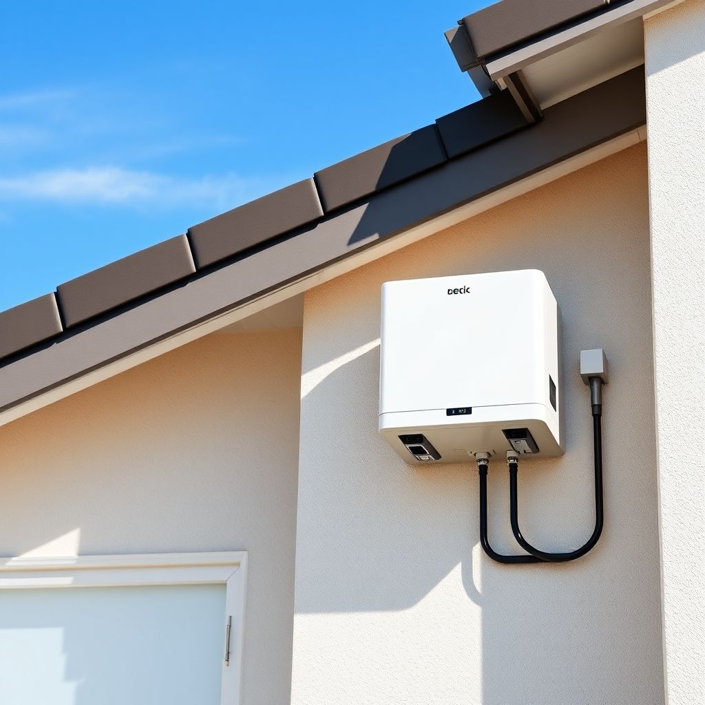 AI-generated illustration: Lunar Energy reports $543 median August savings for California battery customers