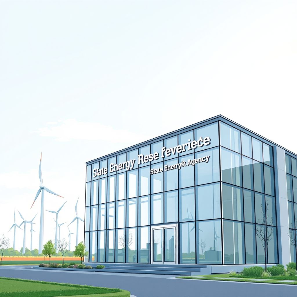 AI-generated illustration: New York Allocates $37 Million for Clean Energy Business Accelerators