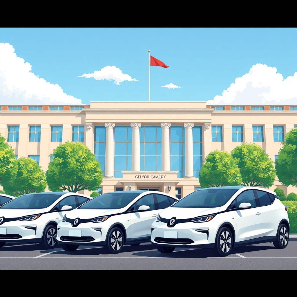 AI-generated illustration: NSW Government Launches $9M Electric Vehicle Grant for Small Businesses