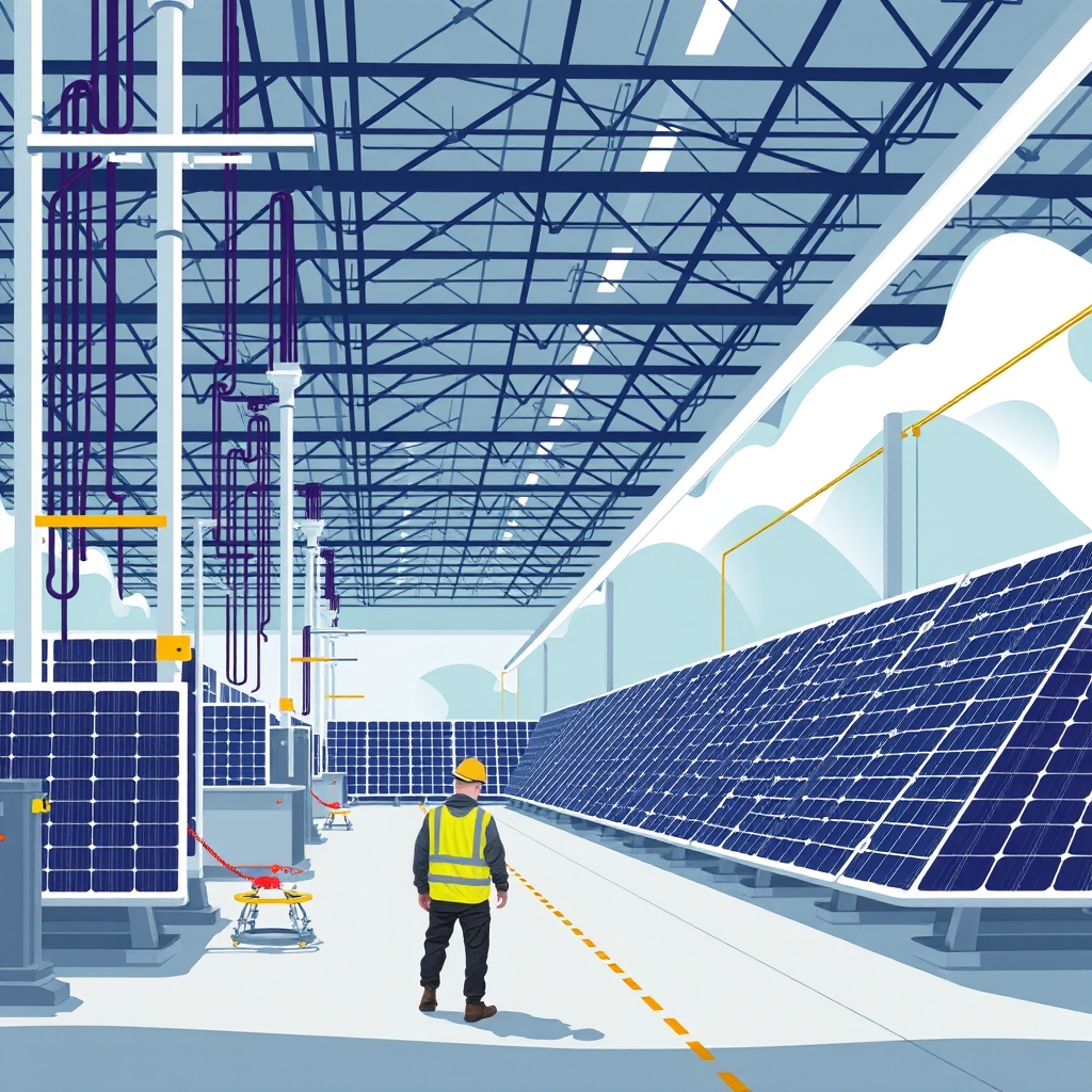 AI-generated illustration: Premier Energies Secures INR 4,001 Crore in Orders for Q2 FY27