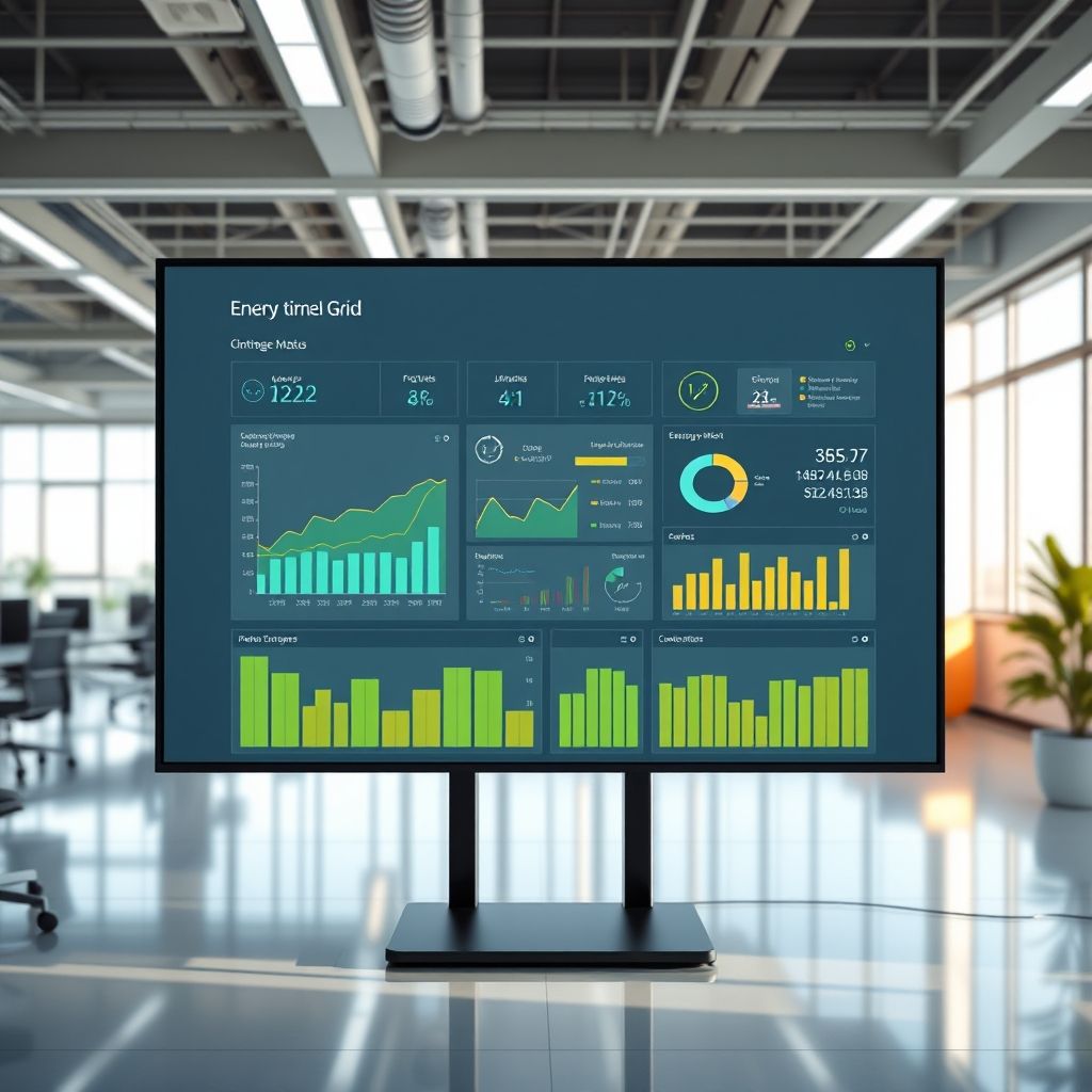 AI-generated illustration: Smartgrid Analytics launches Solvyn AURA to target 200 GW Indian renewable capacity