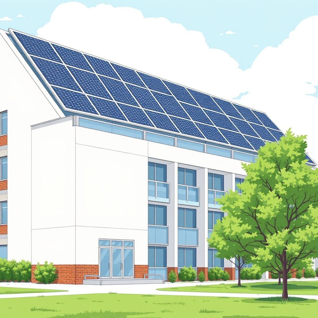AI-generated illustration: Study: Climate change may boost Swedish PV generation by 5%