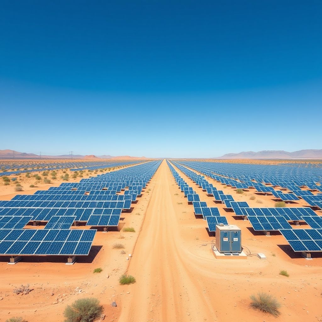 AI-generated illustration: Sunsure Energy Signs 21 MWp Solar PPA with SPR Companies