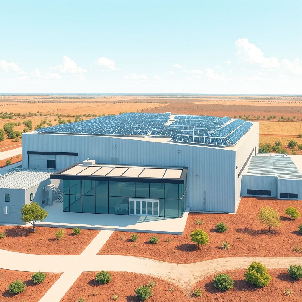AI-generated illustration: Texas to Host 45% of U.S. Solar Module Production by 2027
