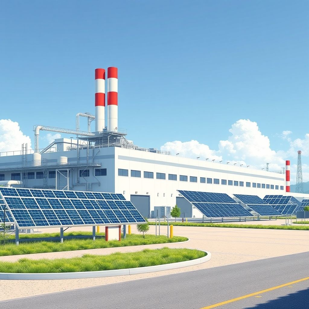 AI-generated illustration: U.S. customs releases Toyo Co. Ethiopian solar cells amid duty probe