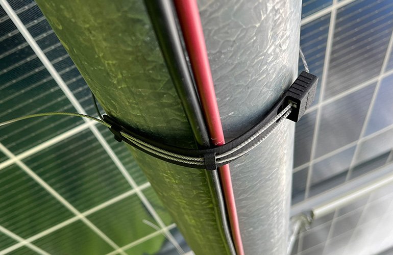 Gripple’s Power-Tie Ensures Even Pressure for Solar Cables