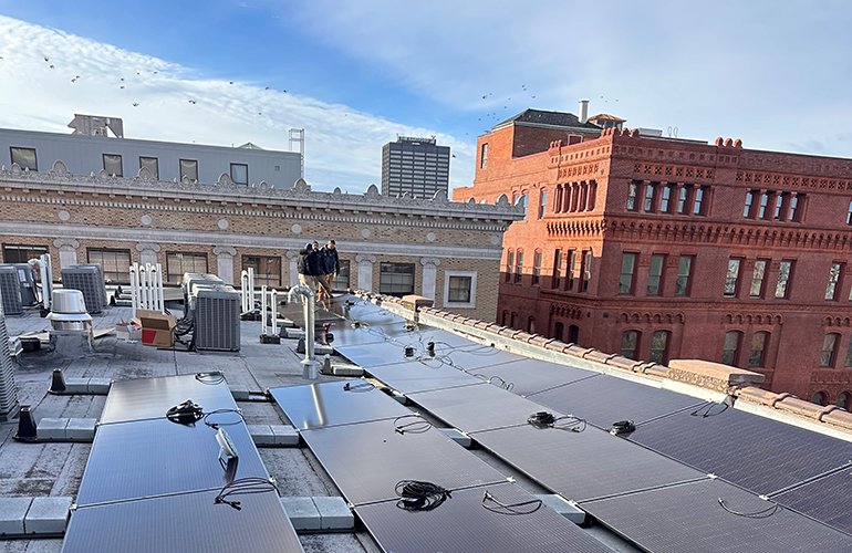 Connecticut Green Bank Funds Solar Array on Historic Hartford Apartments