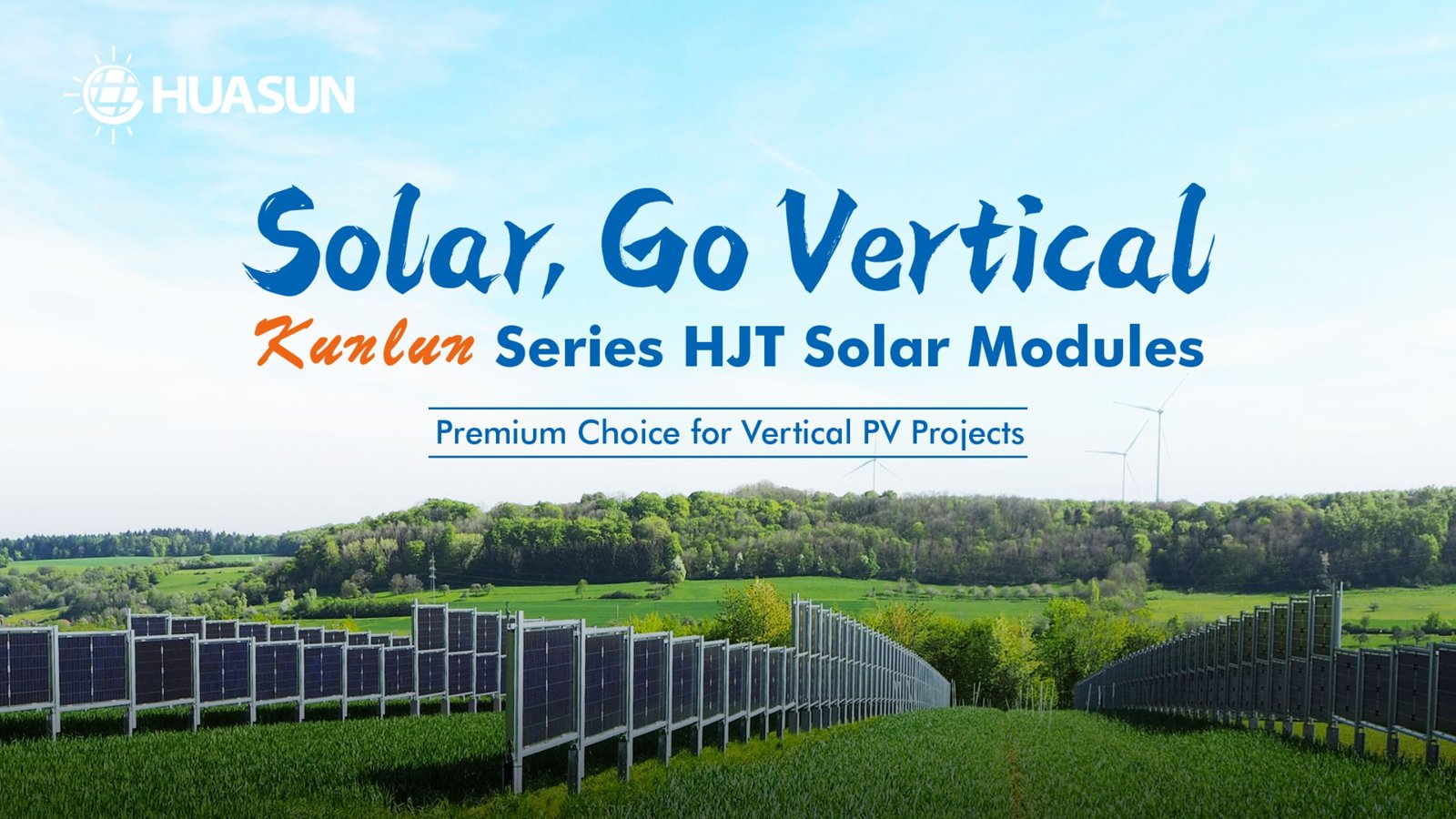 Huasun Launches First Heterojunction Vertical Solar Product Guide