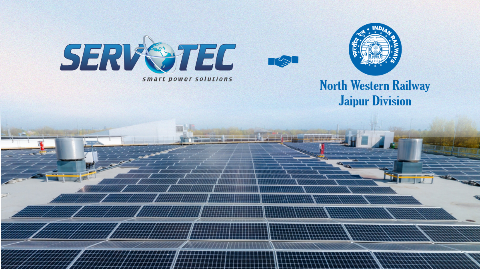 Servotech Wins 7.3 MW Solar Rooftop Project for Indian Railways