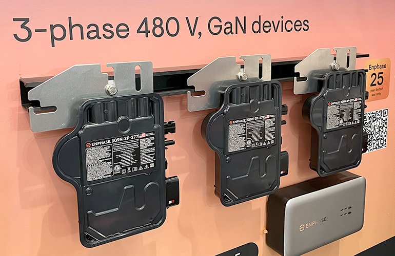 Enphase Launches GaN-Powered 480V Commercial Microinverters
